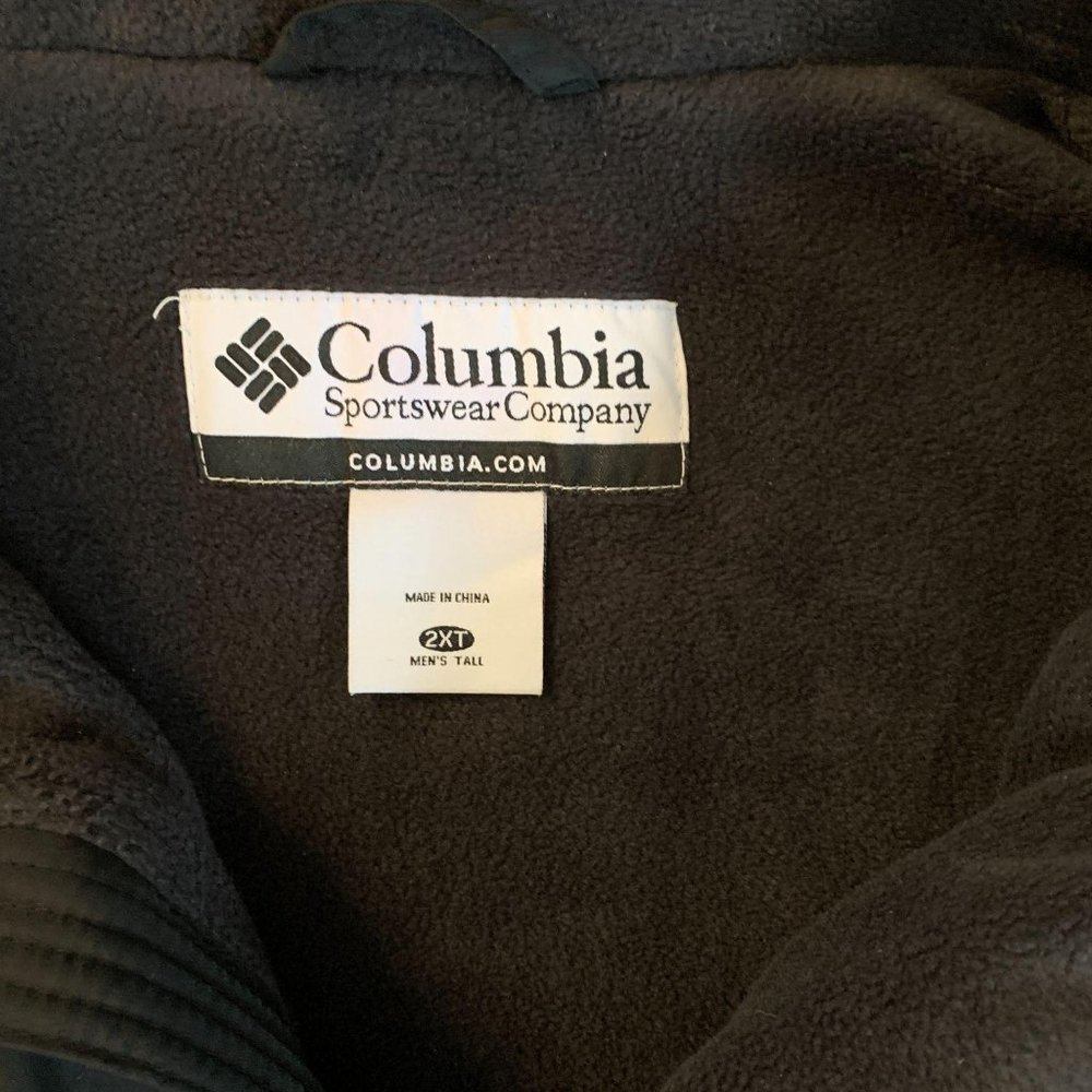 Columbia XXL Tall Fleece Lined Nylon Coat Men’s - Picture 5 of 11